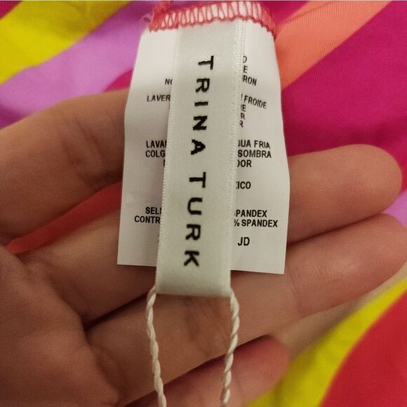 Trina Turk Waltz French Cut Bikini Bottom Size 12 NWT - Picture 5 of 10